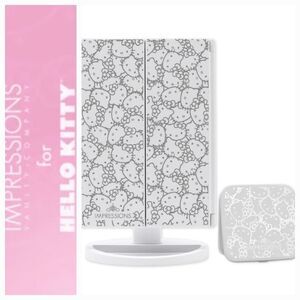 Impressions X Hello Kitty Super Cute  Trifold + Compact Mirror Bundle
